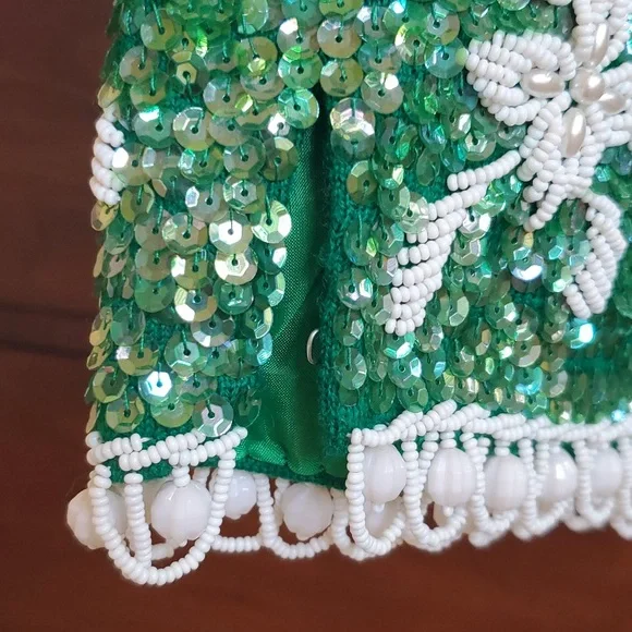 Vintage Sequin and Beaded Top Size L - Picture 8 of 14